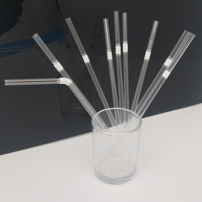 Flexible 5-170-182mm transparent 100% Compostable Biodegradable FDA Certified ECO Friendly Drinking PLA Straw 
