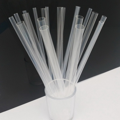 Transparent PLA Biodegradable compostable Custom Transparent PLA straws 100% Recycled Biodegradable drinking straws FDA Certified ECO Friendly straw wrapped paper  