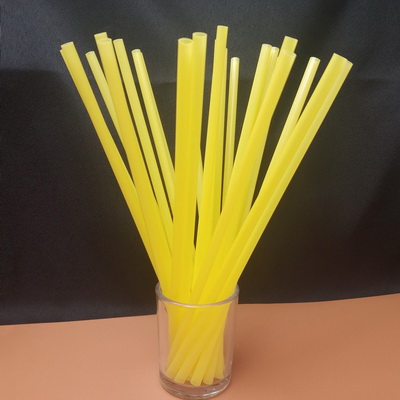 6-210mm YELLOW 100% Compostable Biodegradable FDA Certified ECO Friendly Drinking PLA Straw 